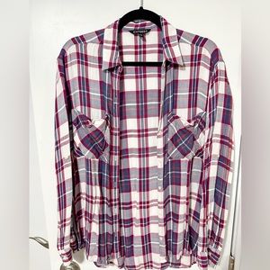 Express plaid shirt size small